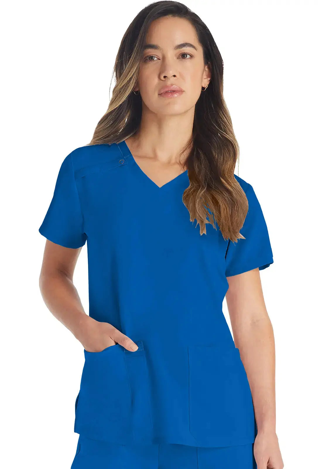 Dickies EDS Essentials Women's V-Neck Scrub Top DK615 Simply Scrubs Australia